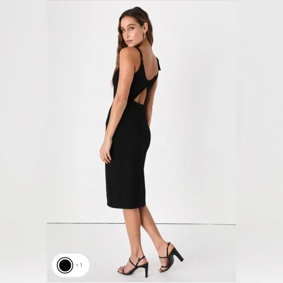 blue dress for baby girl Elegant V Neck Black Backless Prom Dress with Train, Black Backless Fo –  jbydress main image 0